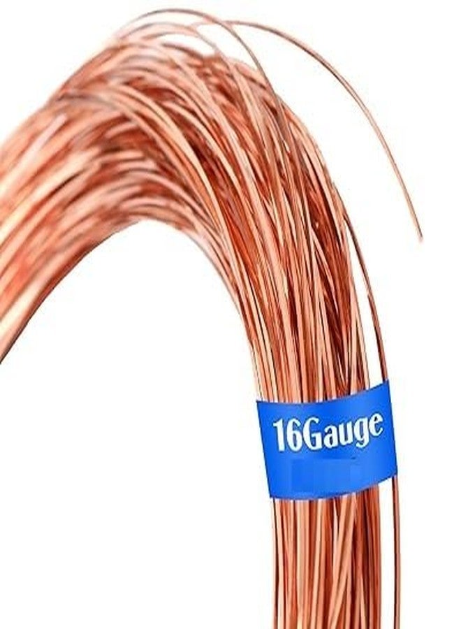 POWER HUB 16 Gauge 10 Meter - Bare Copper Wire - Dead Soft - 99.9% Pure - Jewellery Making - Diy Craft (Dia -1.63MM) - Image 1